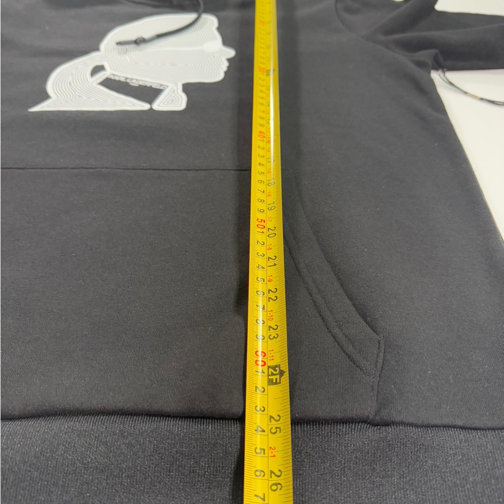 Karl Lagerfeld Paris Men's Fleece Logo Hoodie Size Medium - Picture 11 of 12